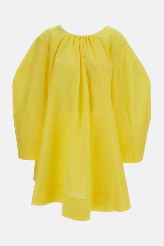  자크뮈스 미디 원피스 페이장 드레스 옐로우 - JACQUEMUS