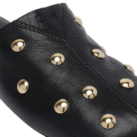  끌로에 뮬/슬리퍼 리타 뮬 블랙 - CHLOE