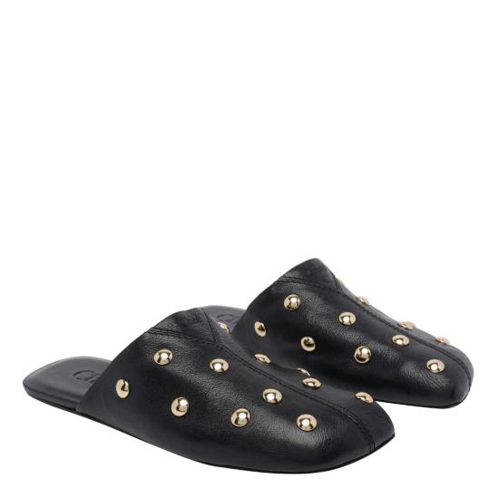  끌로에 뮬/슬리퍼 리타 뮬 블랙 - CHLOE