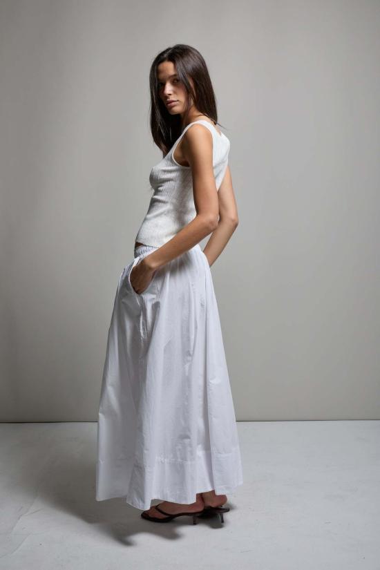  아셀 스커트 애셔 케이트 포플린 플리츠 - ASHER