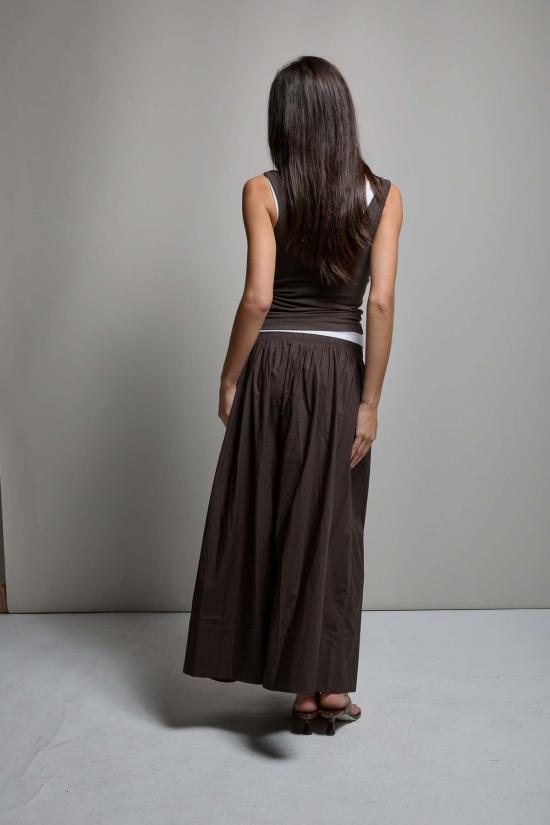  아셀 스커트 애셔 케이트 포플린 플리츠 - ASHER