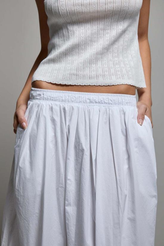  아셀 스커트 애셔 케이트 포플린 플리츠 - ASHER