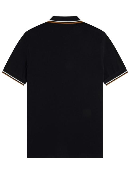  프레드페리 폴로 티셔츠 프레드 페리 로고 폴로 셔츠 블랙 - FRED PERRY
