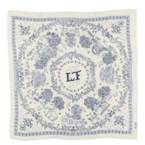  메종 르콩트 플라망 머플러/스카프 Maison Lecomte 플라망 울/실크 스카프 100x100cm - MAISON LECOMTE FLAMENT