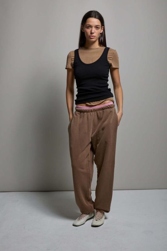  아셀 스트레이트 팬츠 애셔 세비 스웨트팬츠 - ASHER