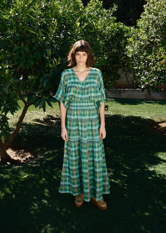  에이스 앤 지그 롱 스커트 모하비 스커트 가든 - ACE & JIG