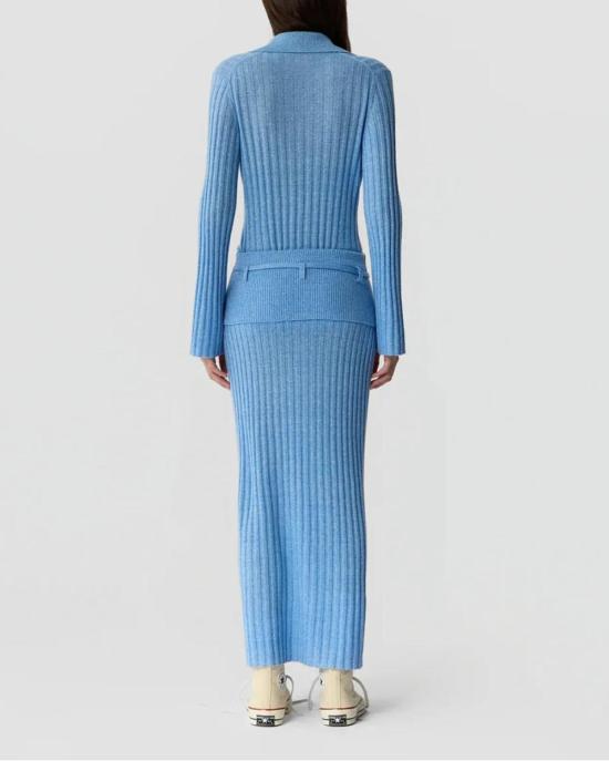  게스트 인 레지던스 롱 스커트 리아 스커트 블루 - GUEST IN RESIDENCE