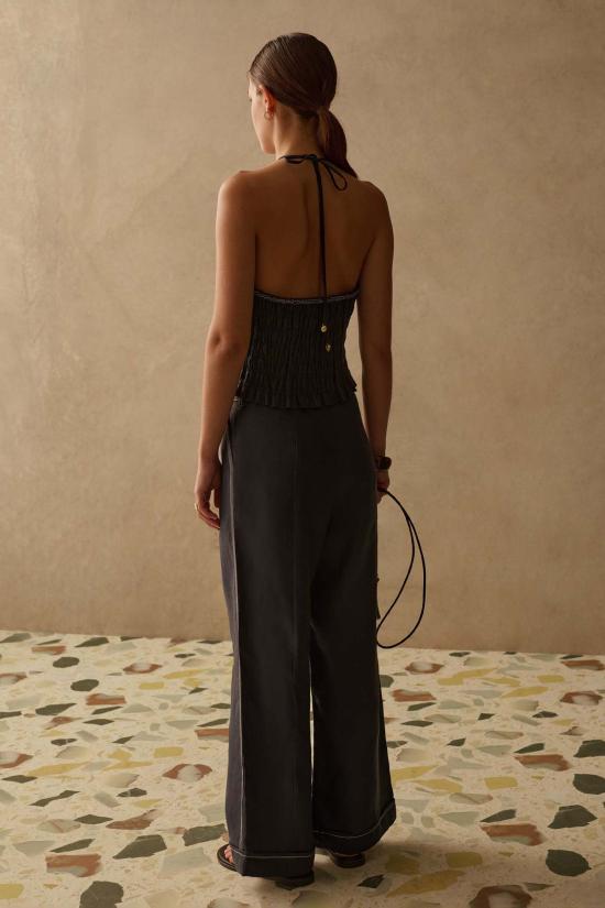  산시아 블라우스 Sancia Makena 탑 탑 캐리비안 - SANCIA