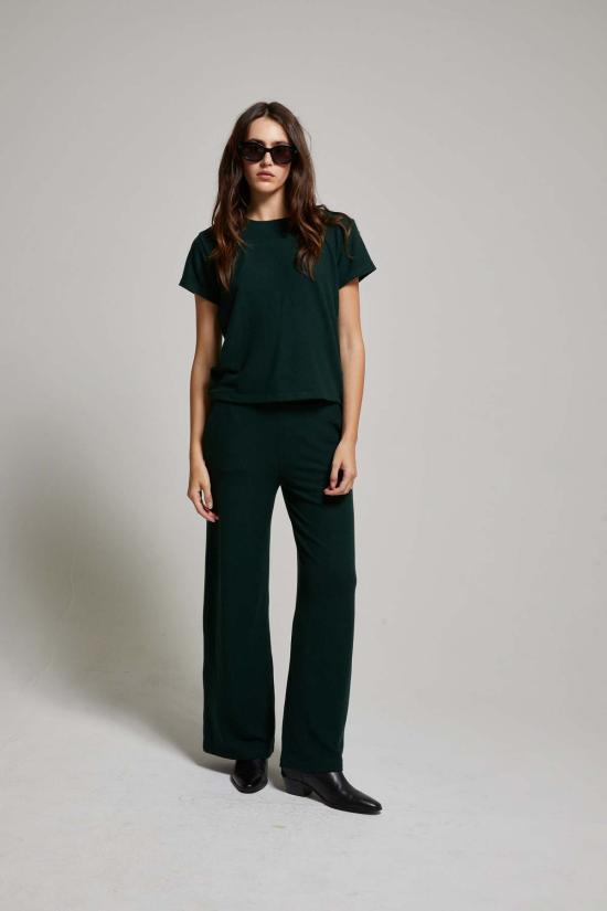  아셀 반팔 티셔츠 애셔 메이블 브러시드 스웨터 티셔츠 - ASHER