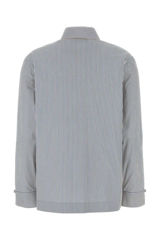  펜디 탑 자수 포플린 셔츠 아니스 - FENDI