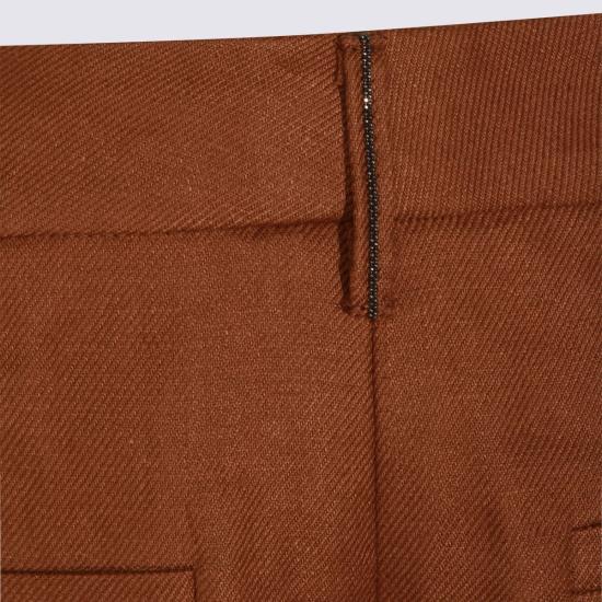  브루넬로 쿠치넬리 숏팬츠 무 리넨 쇼츠 무 - BRUNELLO CUCINELLI