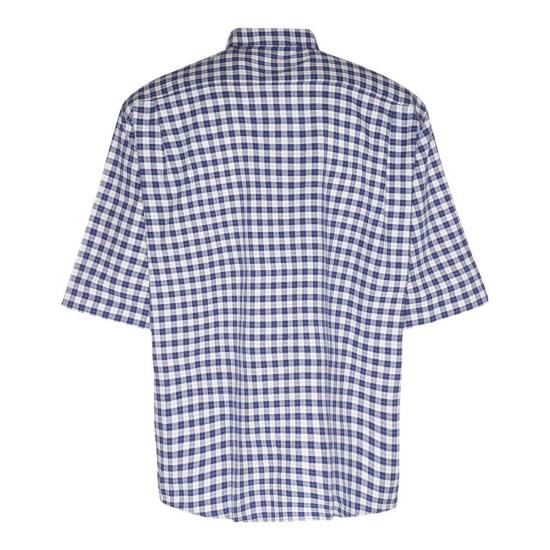 아크네 스튜디오 셔츠 체크무늬 버튼  (블루) - ACNE STUDIOS