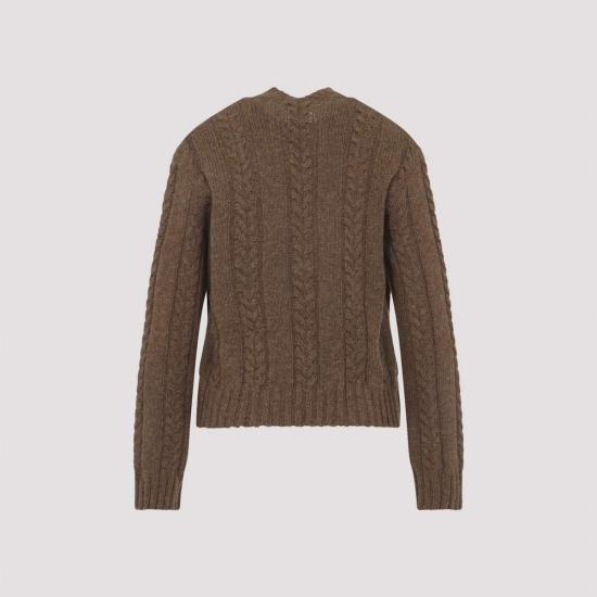  로에베 스웨터 울  브라운 - LOEWE