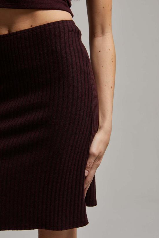  아셀 스커트 애셔 스카이 브러시드 스웨터 - ASHER