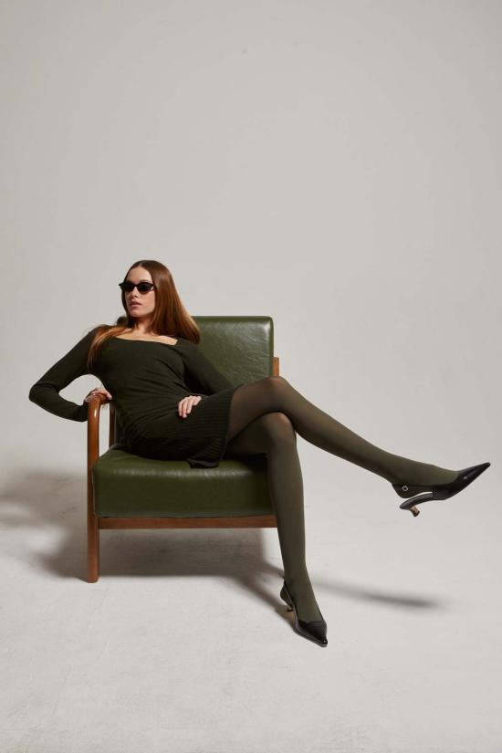  아셀 스커트 애셔 스카이 브러시드 스웨터 - ASHER