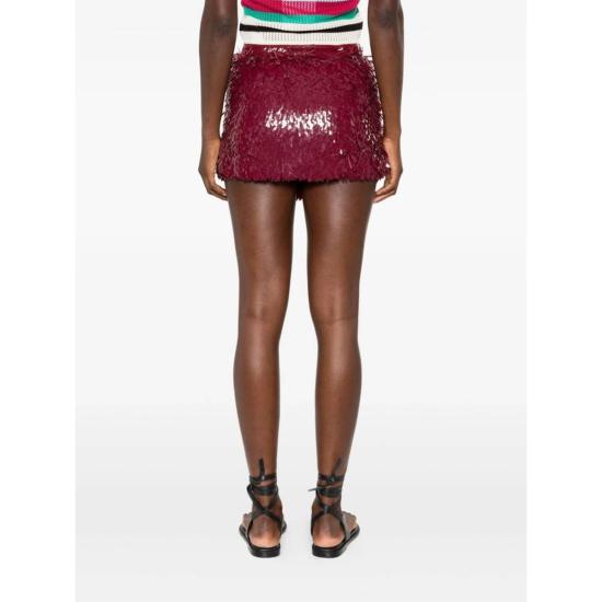  알라누이 숏 스커트 스커트 레드 - ALANUI