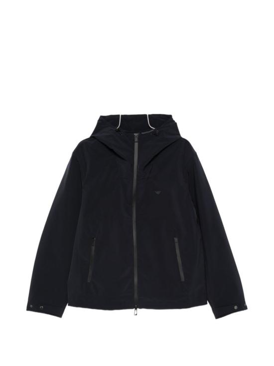  엠포리오 아르마니 코트 후드 집업  블루