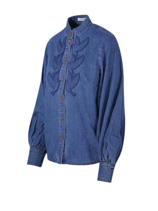 26SS 짐머만 셔츠 8761TS26R BAY BLUE - ZIMMERMANN