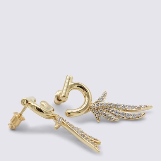  살바토레 페라가모 이어링 페라가모 골드 메탈 귀걸이 - SALVATORE FERRAGAMO