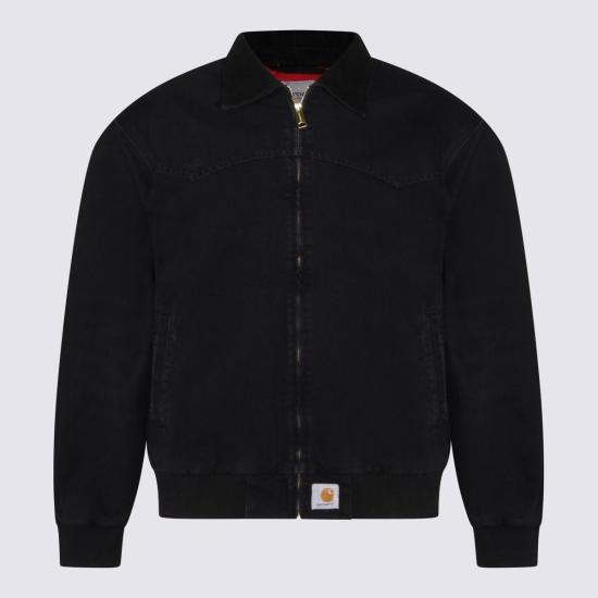  칼하트 자켓 카하트 코튼 캐주얼 재킷 블랙 그라인드 워시