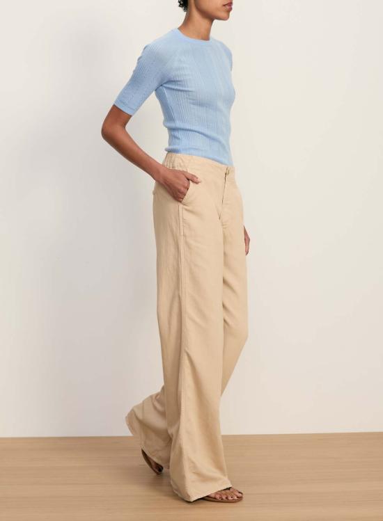  베로니카비어드 스웨터 베로니카 비어드 브리엘 풀오버 탑 블루 제이 - VERONICA BEARD