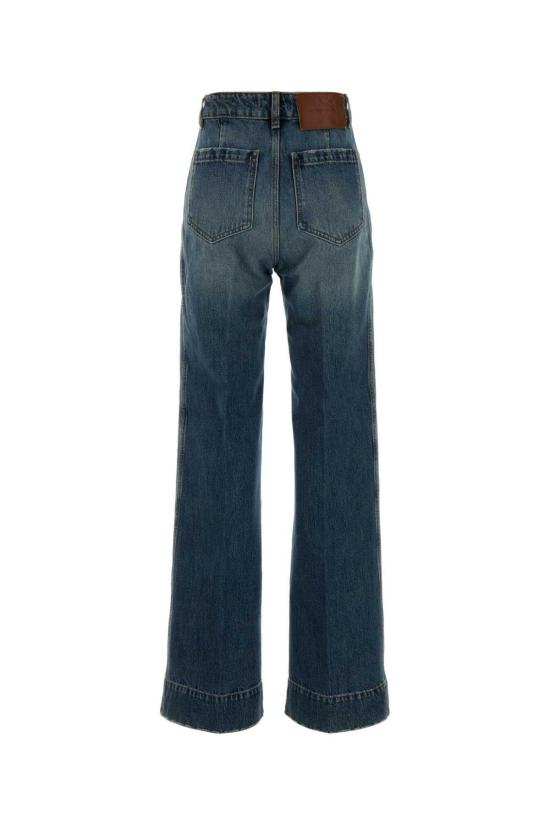  빅토리아 베컴 데님 팬츠 데님 진 (워싱 처리된 블루 워싱) - VICTORIA BECKHAM