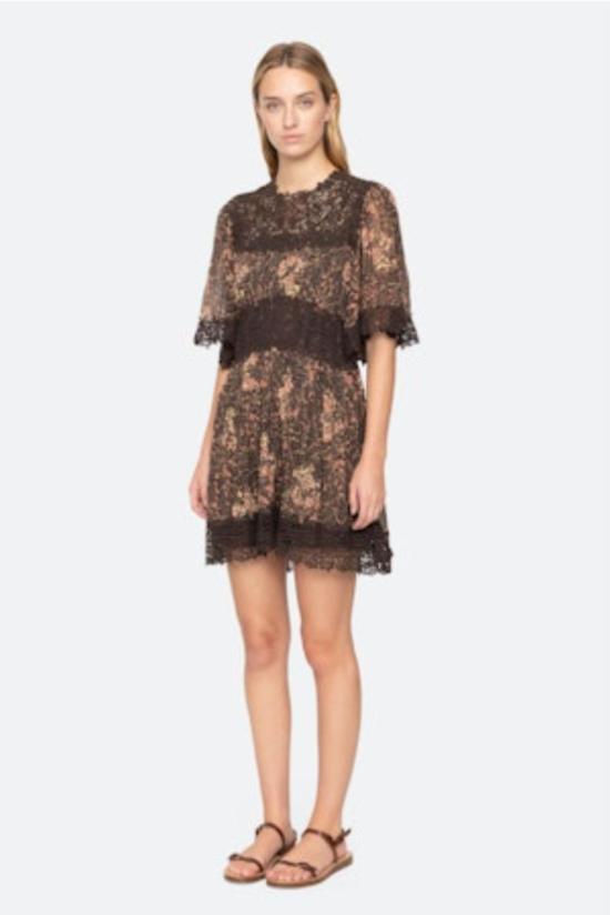  씨뉴욕 숏 원피스 씨 니 루이사 미니 드레스 - SEA NY