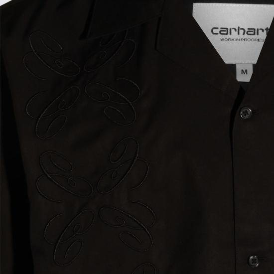  칼하트 탑 카하트 블랙 셔츠 블랙 - CARHARTT