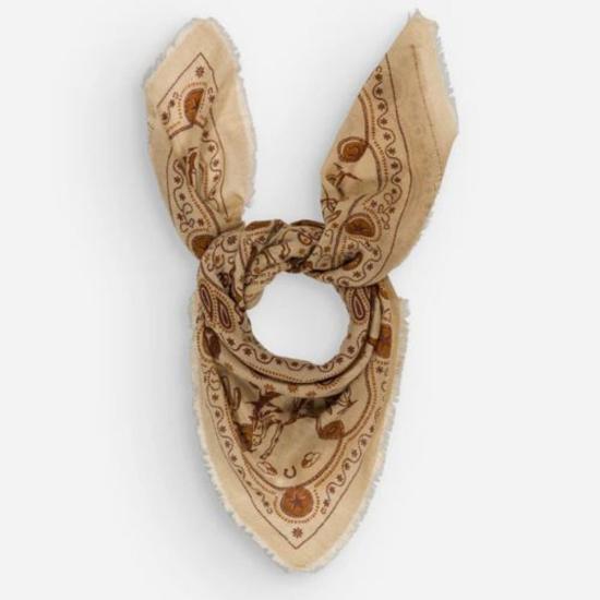  메종 르콩트 플라망 머플러/스카프 Maison Lecomte 플라망 울/실크 스카프 100x100cm