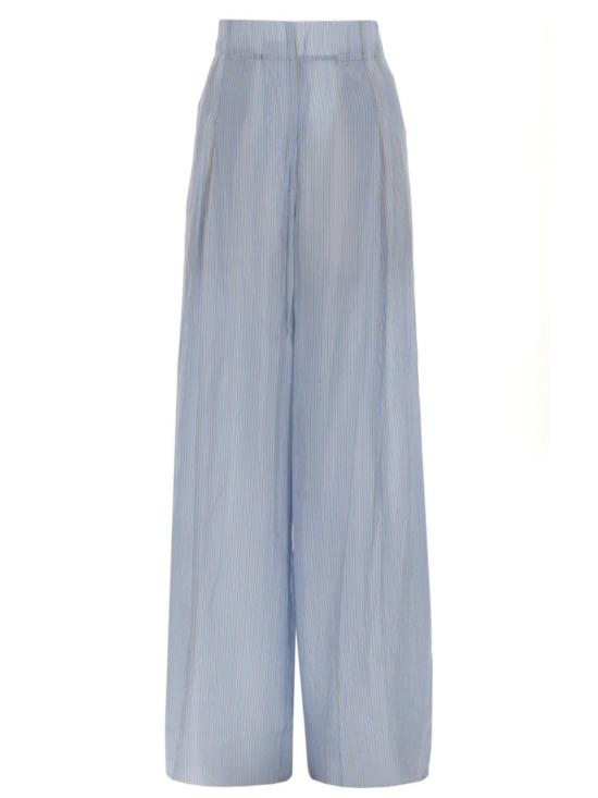  드리스 반 노튼 스트레이트 팬츠 Dries Van Noten 와이드 레그 팬츠 Azure