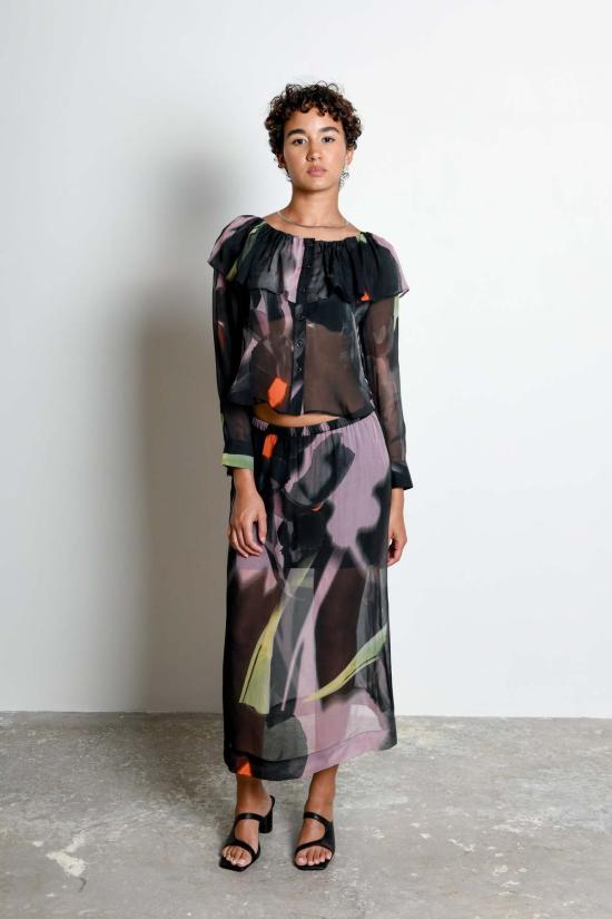  언타이틀드 인 모션 블라우스 제목 없음 움직이는 페레니아 탑 - UNTITLED IN MOTION