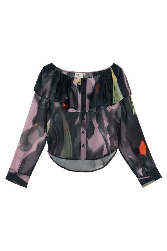  언타이틀드 인 모션 블라우스 제목 없음 움직이는 페레니아 탑