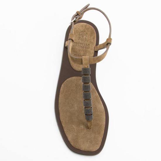  브루넬로 쿠치넬리 샌들 낙타가죽 - BRUNELLO CUCINELLI