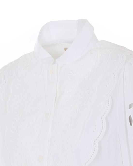  발렌티노 가라바니 탑 자수 셔츠 화이트 - VALENTINO GARAVANI