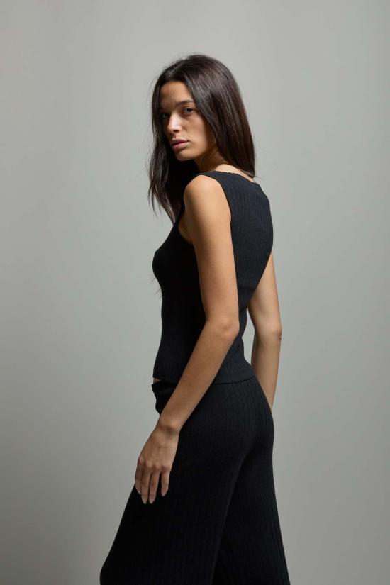  아셀 민소매 티셔츠 애셔 페이즐리 포인트엘 머슬 탱크탑 - ASHER