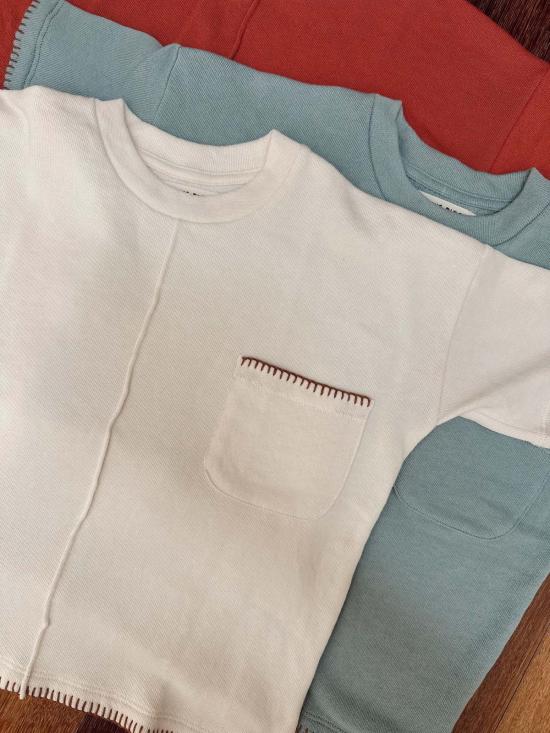  [키즈] Spring Riot 티셔츠 키즈 스프링 라이엇 프렌치 테리 핸드 자수 - SPRING RIOT