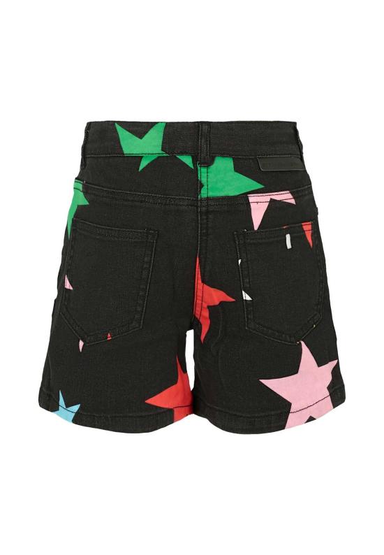  [키즈] 스텔라 맥카트니 쇼츠/버뮤다 스텔라 매카트니 스타 패턴 블랙 키즈 반바지 - STELLA MCCARTNEY