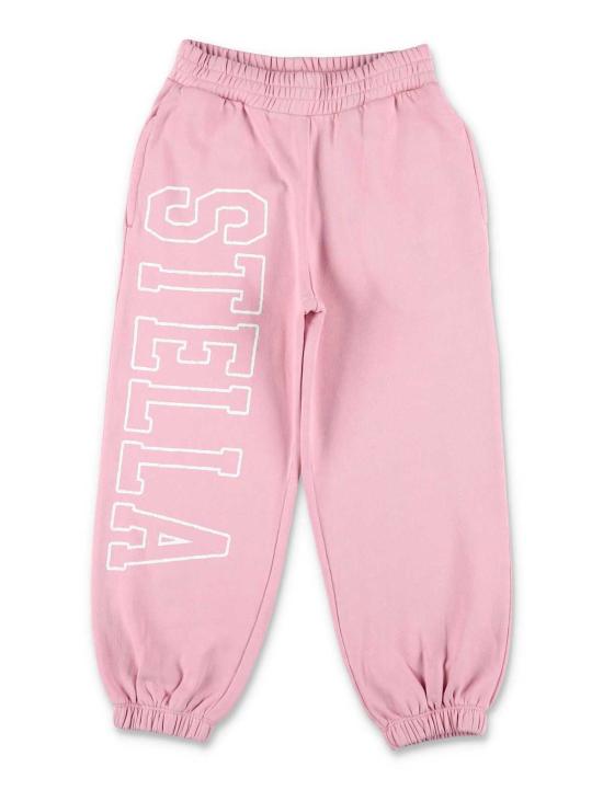  [키즈] 스텔라 맥카트니 팬츠 스텔라 매카트니 로고 아동용 조깅  로즈 색상