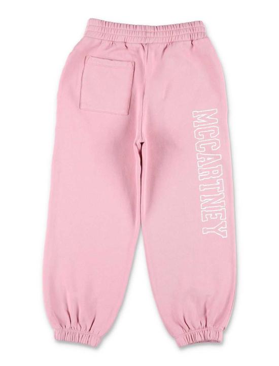  [키즈] 스텔라 맥카트니 팬츠 스텔라 매카트니 로고 아동용 조깅  로즈 색상 - STELLA MCCARTNEY