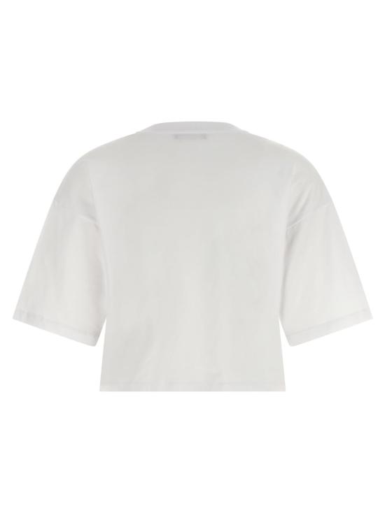  발망 반팔 티셔츠 플라주 프린트 티셔츠 화이트 - BALMAIN