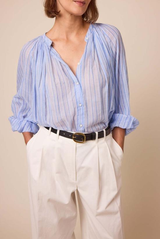  도엔 블라우스 Dôen Jonie 탑 살레르노 스트라이프