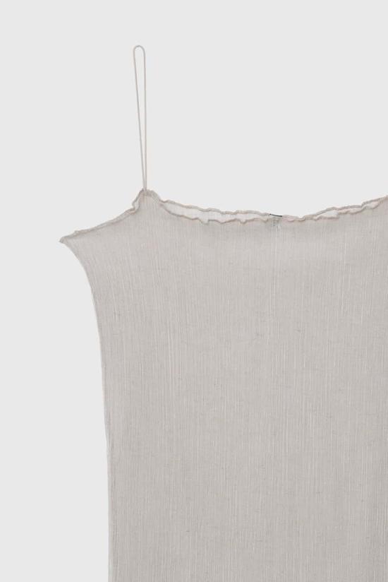  베이스레인지 블라우스 Baserange Sti 탑 실바 베이지 - BASERANGE