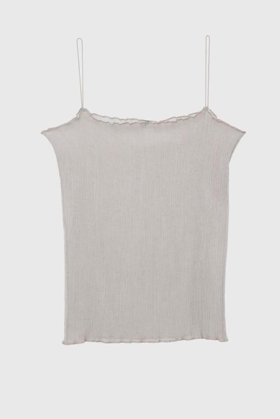  베이스레인지 블라우스 Baserange Sti 탑 실바 베이지