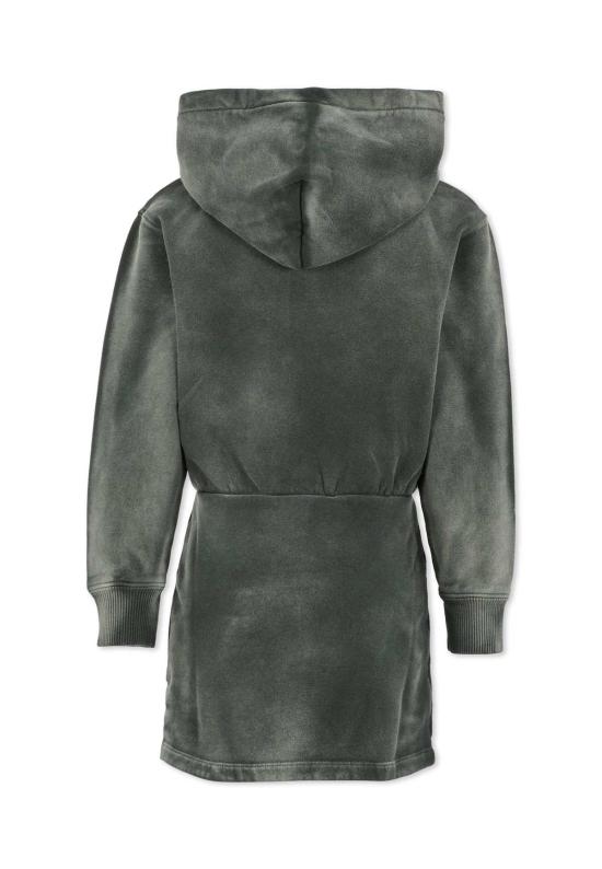  [키즈] 오프화이트 원피스 로고가 있는 아동용  그레이 드레스 - OFF WHITE