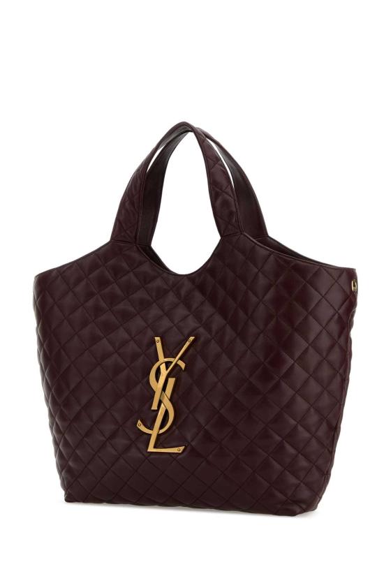 26FW 생로랑 이카 퀼티드 나파 백 698651AAANG 6195 Purple - SAINT LAURENT