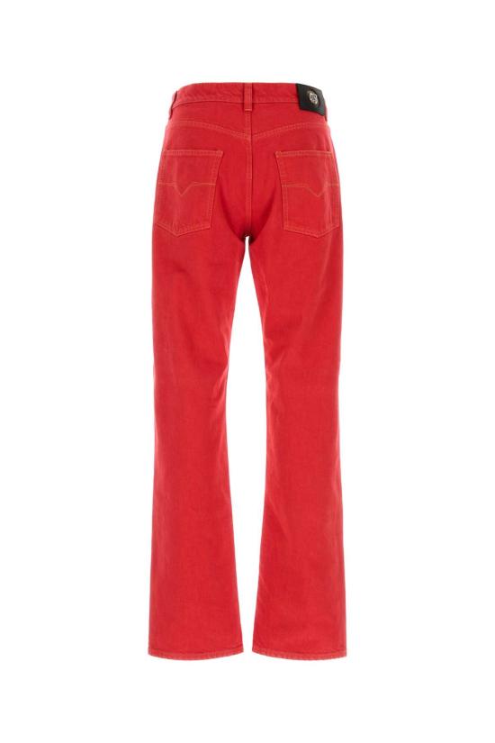 26SS 베르사체 스트레이트 팬츠 10241301A17871 1DA80 Red - VERSACE