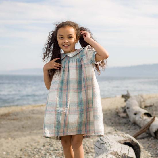  [키즈] Beet World 원피스 비트 월드 셀라 드레스 아크틱 블루 시어서커 - OTHER BRANDS