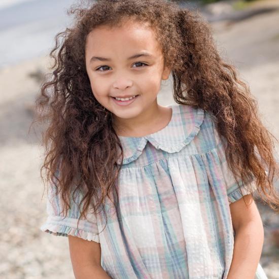  [키즈] Beet World 원피스 비트 월드 셀라 드레스 아크틱 블루 시어서커 - OTHER BRANDS