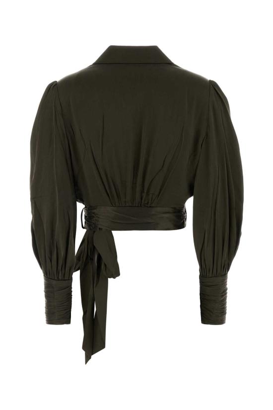 26SS 짐머만 스웨터 4913TS26R DKOLV Green - ZIMMERMANN