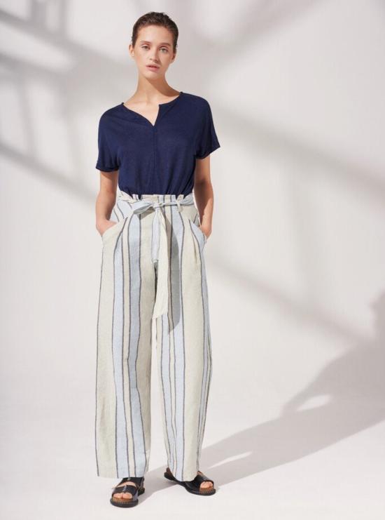  PETI Boutique 스트레이트 팬츠 페티 부티크 와이드 레그 린넨 팬츠 멀티 컬러